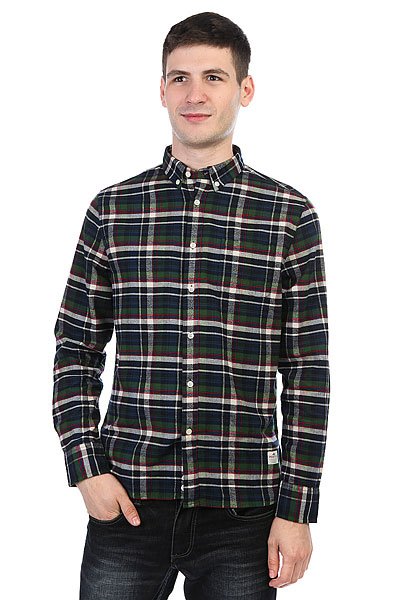 фото Рубашка в клетку Penfield Barrhead Check Shirt Blue