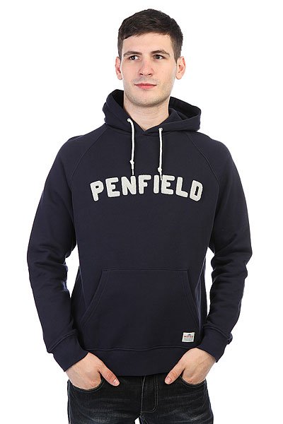 фото Толстовка кенгуру Penfield Starkville Hooded Sweat Navy