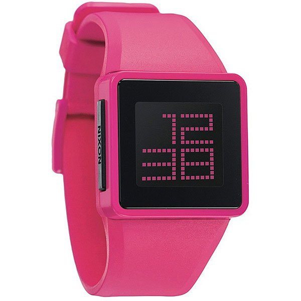 фото Электронные часы женский Nixon Newton Digital Pink