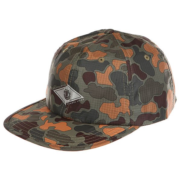 фото Бейсболка с прямым козырьком Element Travel Well Cap Jungle Camo