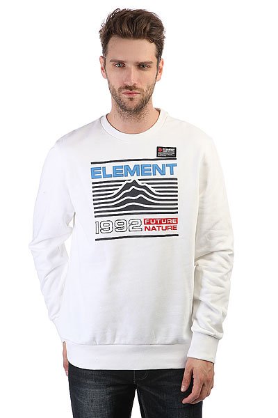 фото Толстовка классическая Element Hodges Crew Optic White