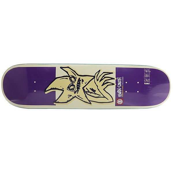 фото Дека для скейтборда для скейтборда Element Ev. Elementalist Beige/Purple 32.125 x 8.2 (20.8 см)