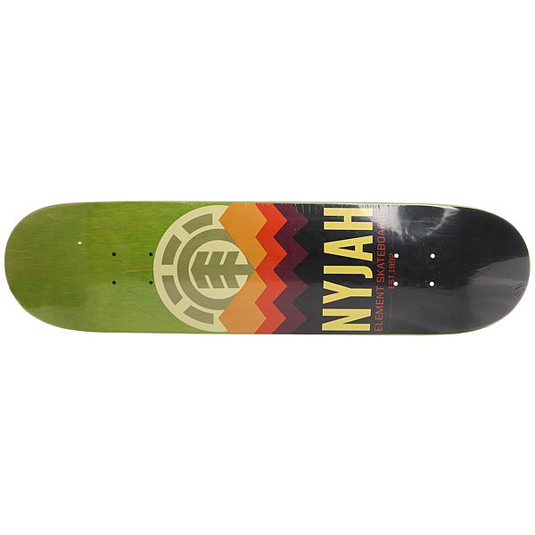 фото Дека для скейтборда для скейтборда Element Nyjah Ranger Green/Black/Multi 31.625 x 7.7 (19.6 см)