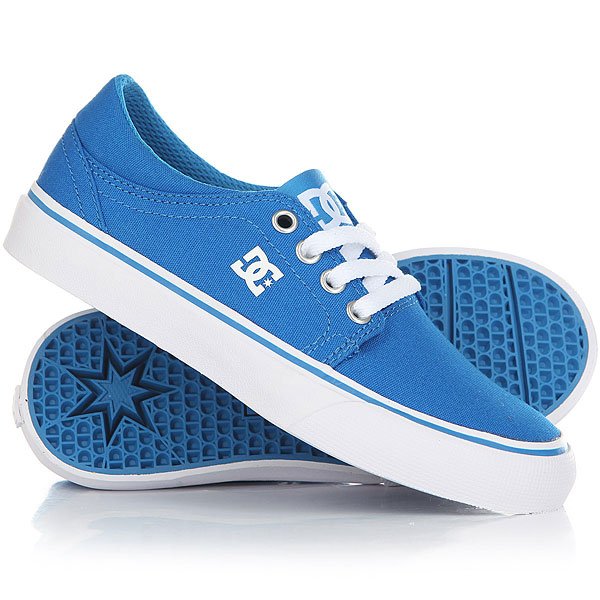 фото Кеды кроссовки низкие детские DC Shoes Trase Tx Blue