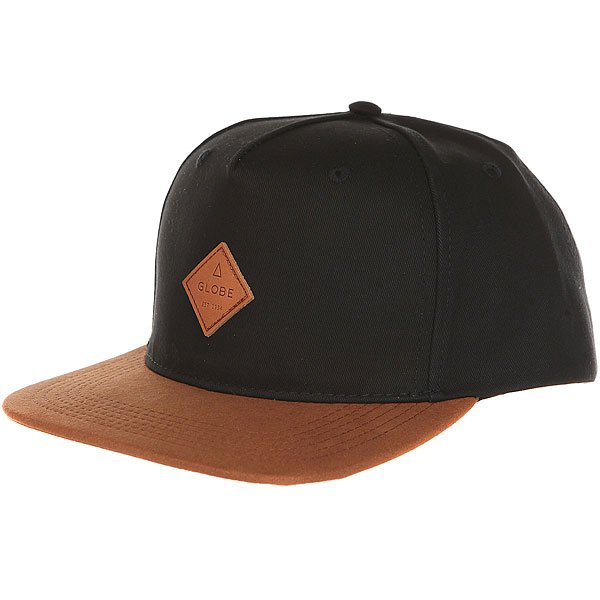 фото Бейсболка с прямым козырьком Globe Gladstone Snap Back Black