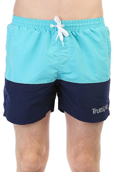 фото Шорты пляжные TrueSpin Basics Swim Shorts Light Blue/Navy