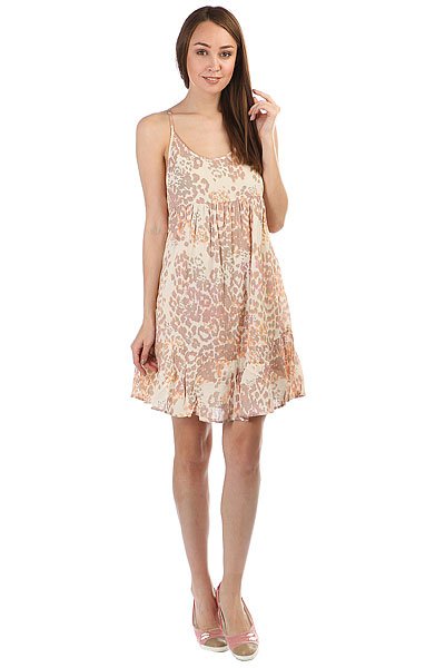 фото Платье женское Rip Curl Animalia Dress Peach