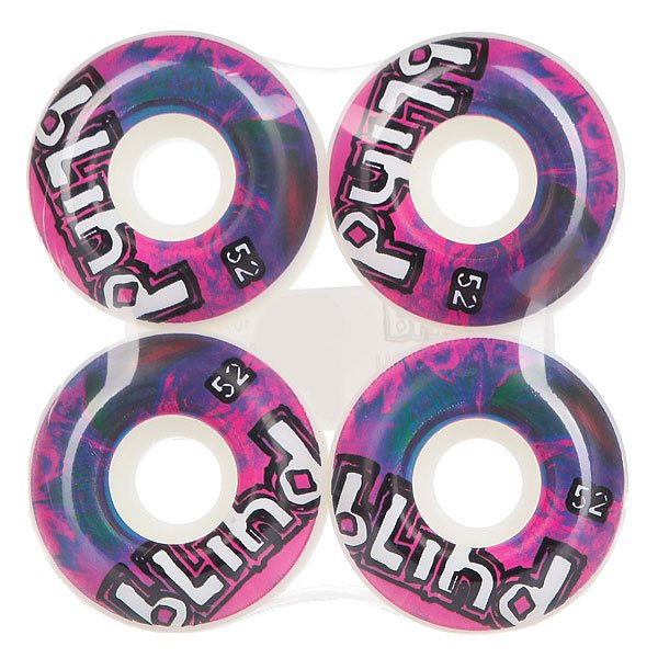 фото Колеса для скейтборда для скейтборда Blind Trippy Og Wheel White/Purple 52 mm
