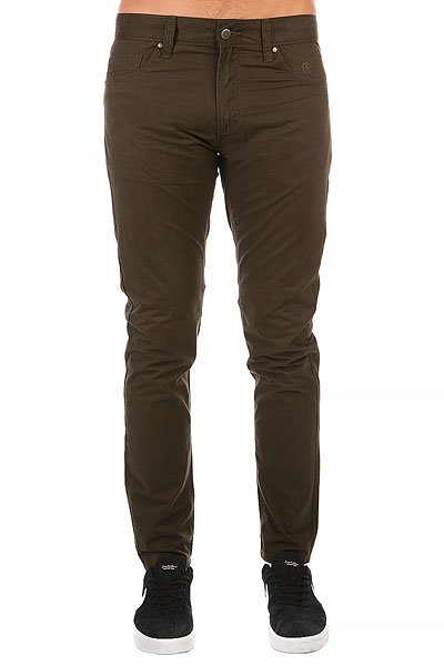 фото Штаны прямые Запорожец Chino Zap Carrot Olive Green