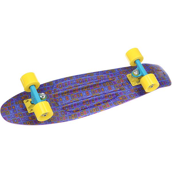 фото Скейт мини круизер Пластборды Jeans 1 Purple/Blue/Yellow 7.5 x 27 (68.6 см)