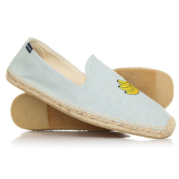 фото Эспадрильи Soludos Banana Embr Smoking Slipper Chambray