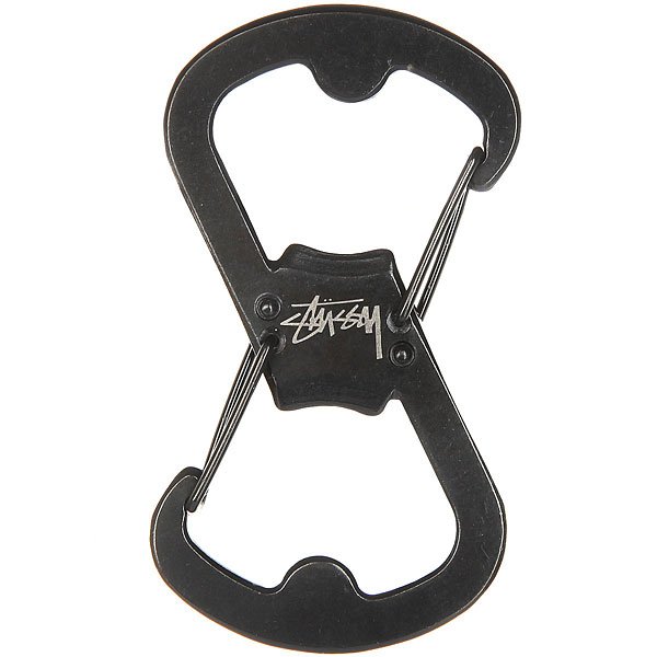 

Брелок Stussy Skull S-biner Black