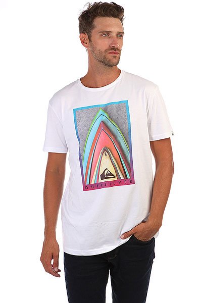 фото Футболка Quiksilver Sspretestacked White