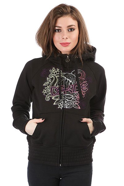 фото Толстовка кенгуру женская Dakine Girls Lulu Hoodie Black