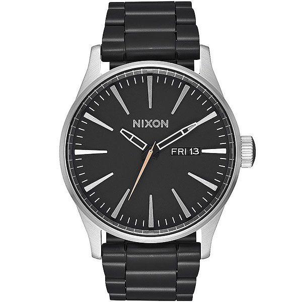 фото Кварцевые часы Nixon Sentry Black/Steel