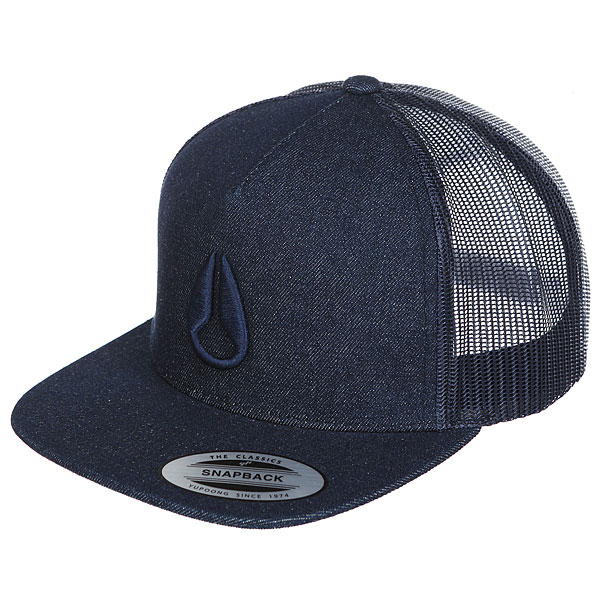 фото Бейсболка с сеткой Nixon Deep Down Trucker Hat Navy Denim