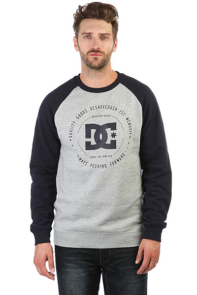 фото Толстовка свитшот DC Rebuilt Crew Grey Heather