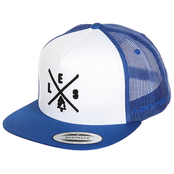 фото Бейсболка с сеткой Les Trucker Royal/White/Royal