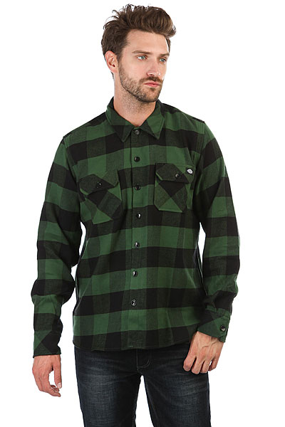 фото Рубашка в клетку Dickies Sacramento Pine Green