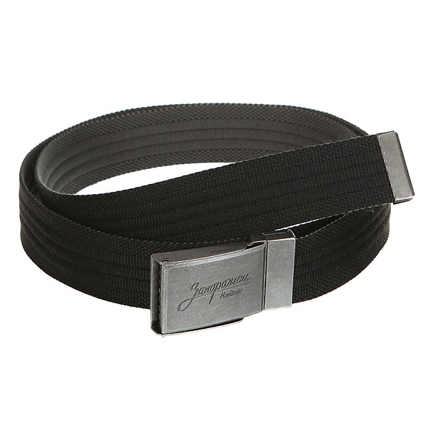 фото Ремень Запорожец Webbing Belt Black/Grey