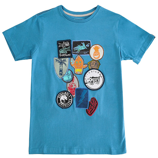 фото Футболка детская Quiksilver Badgesteeyouth Cendre Blue