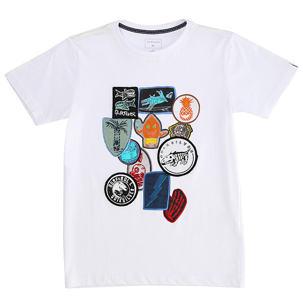 фото Футболка детская Quiksilver Badgesteeyouth White