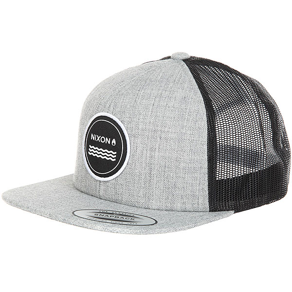 фото Бейсболка с сеткой Nixon Vulcan Trucker Heather Gray