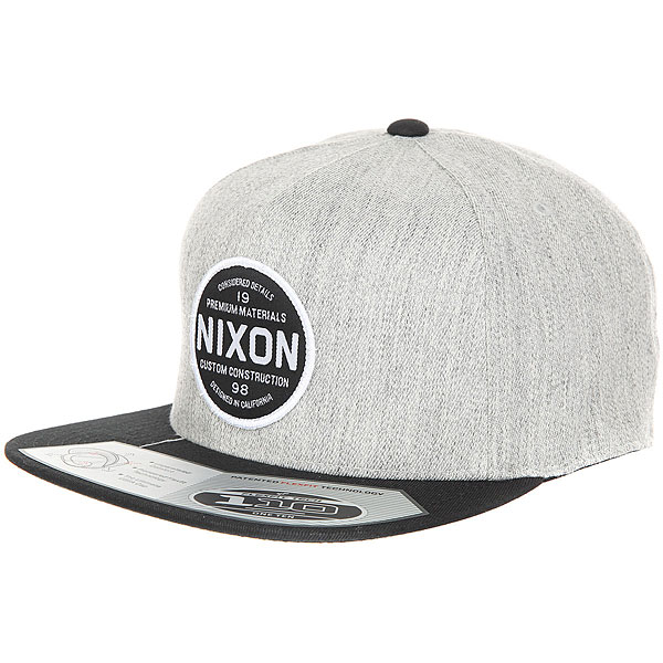 фото Бейсболка с прямым козырьком Nixon Lazaro Snapback Hat Black