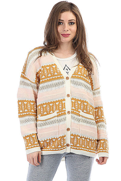 

Кардиган женский Roxy Goldenstatemine Spuce Yellow Lucie