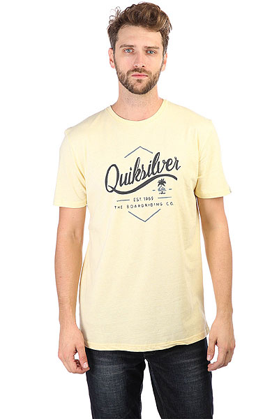 фото Футболка Quiksilver Ssclateseatales Yellow Heathe