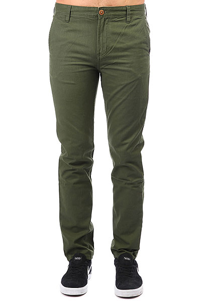 фото Штаны прямые Quiksilver Everyday Chino Rifle Green