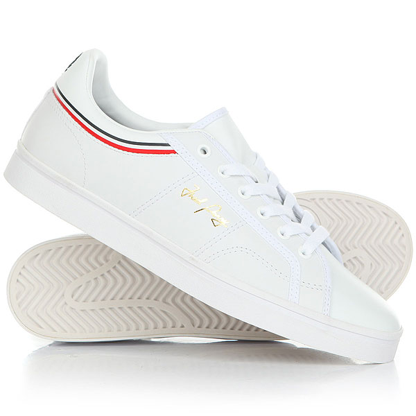 фото Кеды кроссовки низкие Fred Perry B721 Leather Clean White