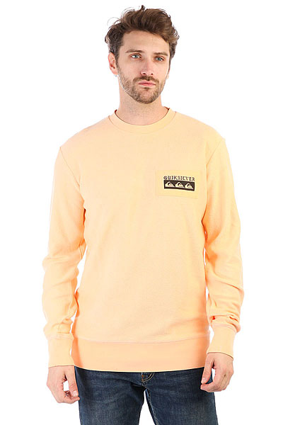 фото Толстовка классическая Quiksilver Spraydazecrew Peach Fuzz