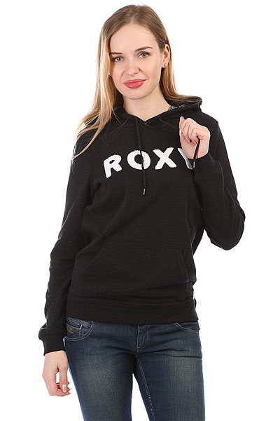 фото Толстовка классическая женская Roxy Winter Dreamers Anthracite