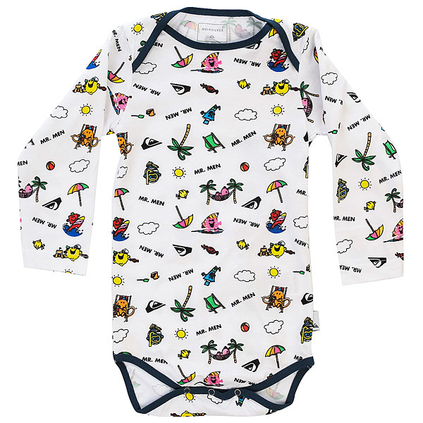 

Боди детский Quiksilver Mrmenlsbodybaby I White