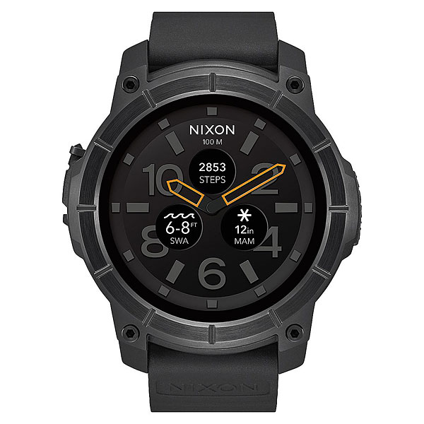 фото Кварцевые часы Nixon Mission Black