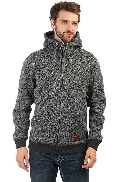 фото Толстовка классическая Quiksilver Kellerzip Dark Grey Heather