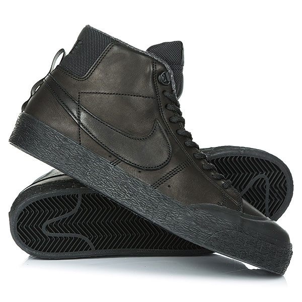 фото Ботинки высокие Nike SB Blazer Zoom M Xt Bota Black