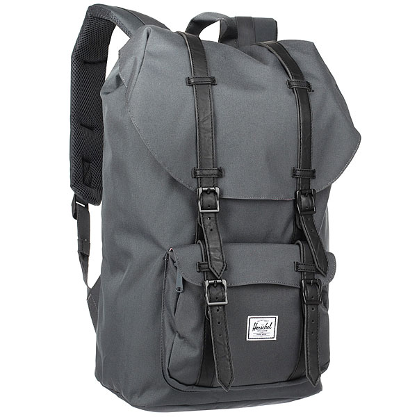 

Рюкзак туристический Herschel Little America Dark Shadow/Black Synthetic Leather