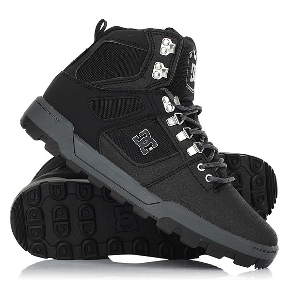 фото Ботинки высокие DC Shoes Spartan High Wr Black/Black/Dk Grey