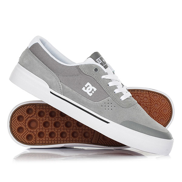 фото Кеды кроссовки низкие DC Shoes Switch Plus S Grey/White