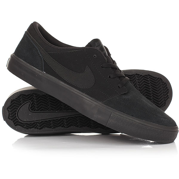 фото Кеды кроссовки низкие Nike SB Portmore II Solar Black/Noir