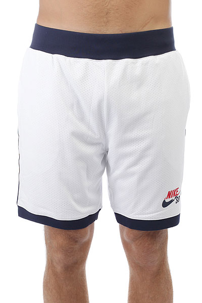 фото Шорты классические Nike SB SHORT COURT White/Obsidian/University Red