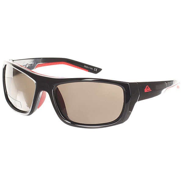 фото Очки Quiksilver Knockout Shiny Black/Red