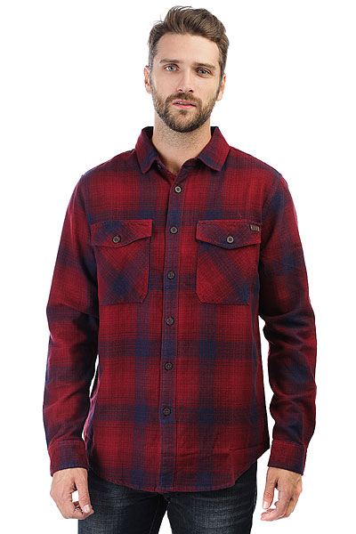 фото Рубашка в клетку Billabong Ventura Flannel Red