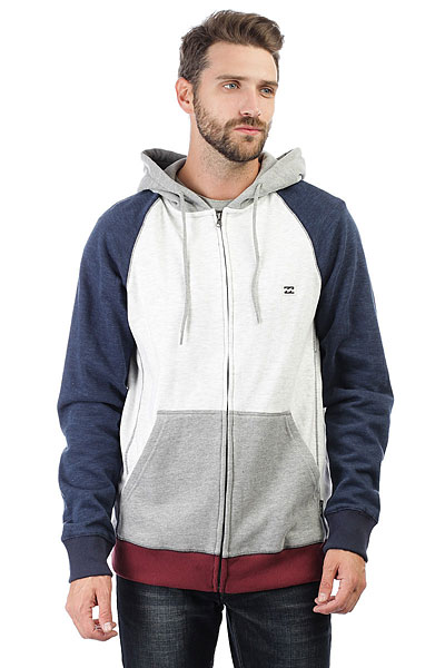 фото Толстовка классическая Billabong Balance Zip Up Grey Heather