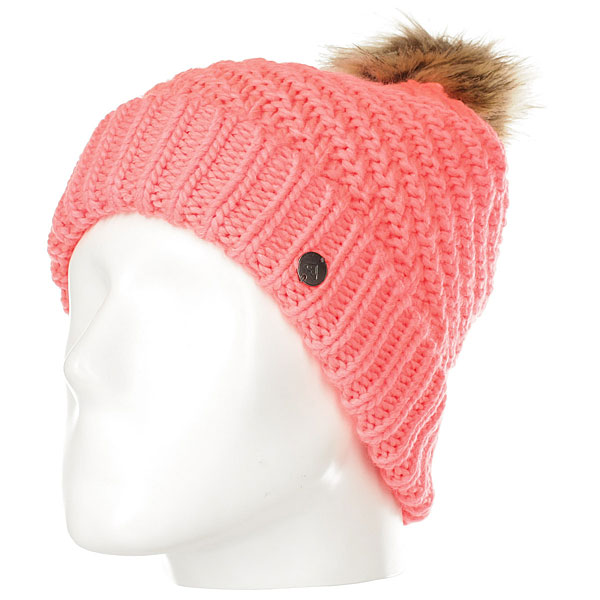 фото Шапка женская Roxy Blizzard Beanie Hats Neon Grapefruit