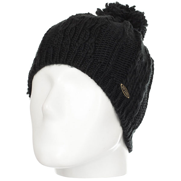 фото Шапка женская Rip Curl Plaity Beanie Jet Black