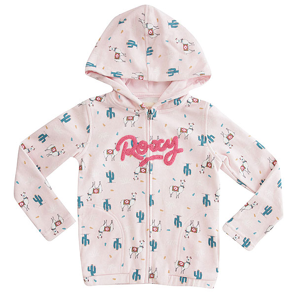 фото Толстовка классическая детская Roxy Letgetlost Rose Quartz Peru Tra