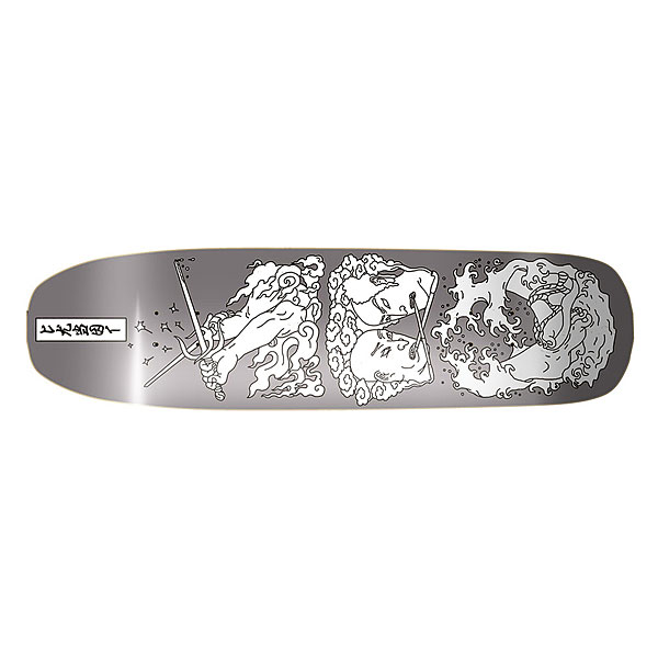 фото Дека для скейтборда для лонгборда Сквот Samurai Grey/White 8.5 (21.6 см)